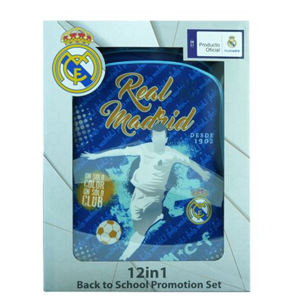 ست 12 در 1 کوله پشتی 40 سانتی Real Madrid مدل Rainbow Max - Backpack - Promotion Items 12 in 1 - Real Madrid _کیف مدرسه